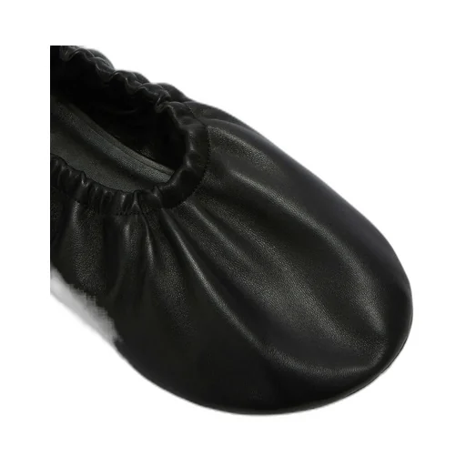 Gathered Detail Slip-On Flat Ballerinas