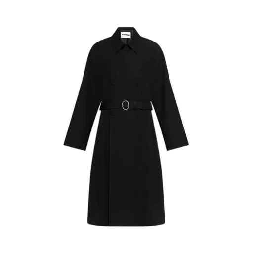 Double-Breasted Belted Coat