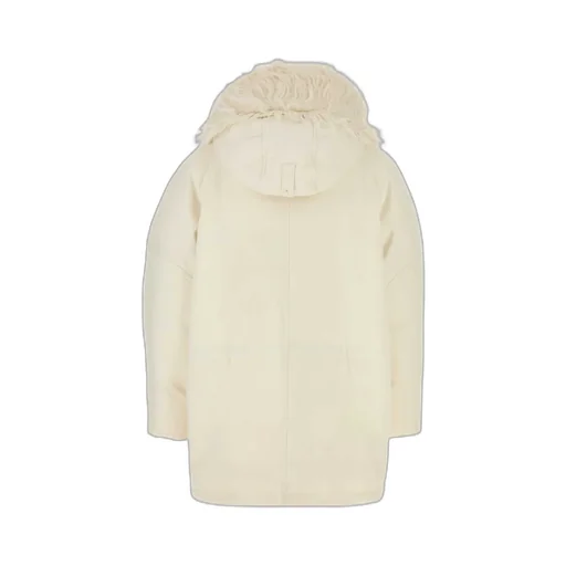 Zip Detailed Oversized Down Jacket
