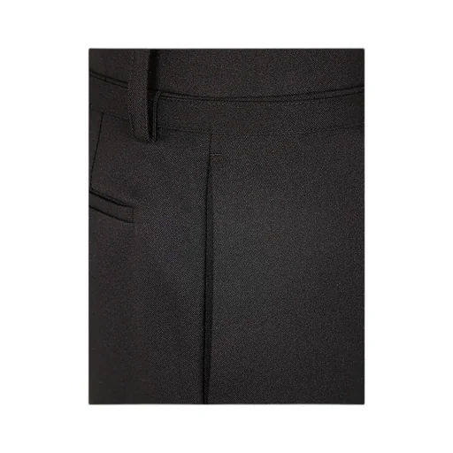 Straight-Leg Belted Tailored Trousers