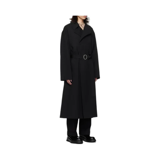 Double-Breasted Belted Coat