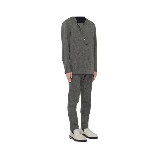 Tapered-Leg Trousers