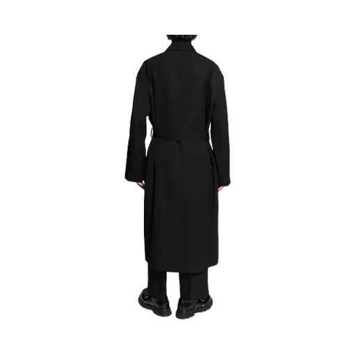 Double-Breasted Belted Coat