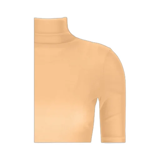 Long-Sleeved Turtleneck Top