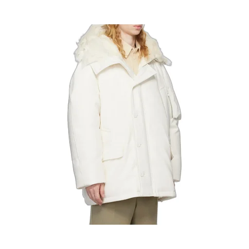 Zip Detailed Oversized Down Jacket
