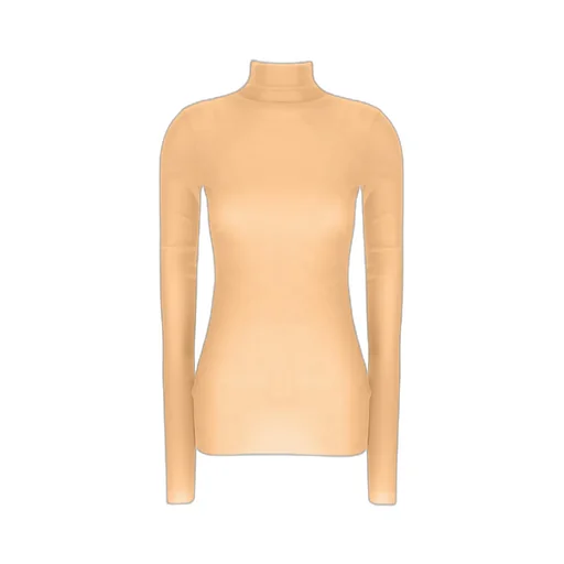 Long-Sleeved Turtleneck Top