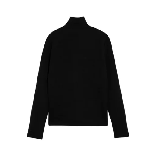 Logo Patch High Neck Sweatshirt