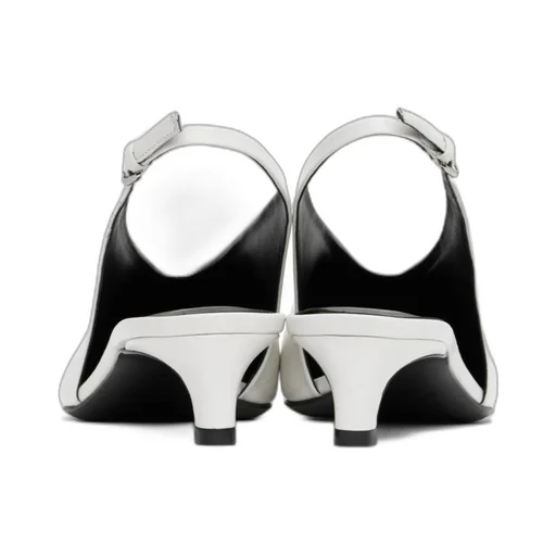 Logo-Decorated High-Heeled Sandals