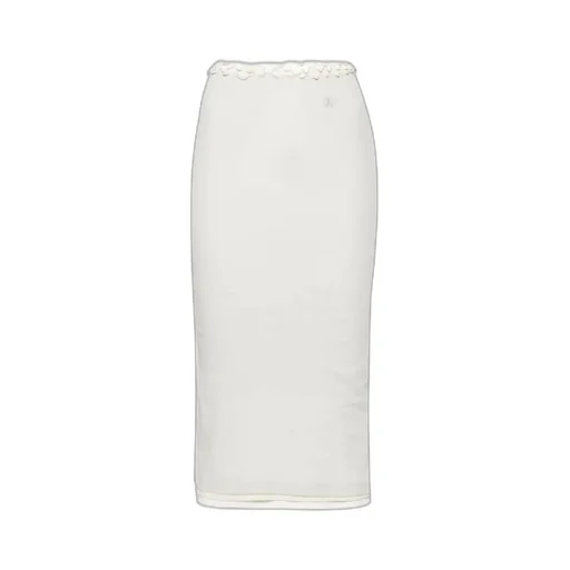 High Waist Layered Midi Skirt