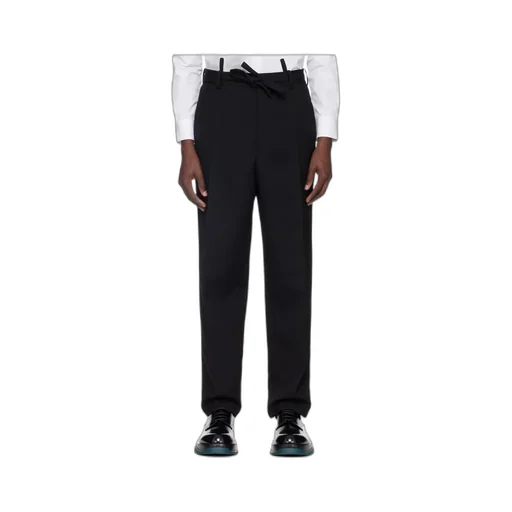 Belted Tailored Trousers