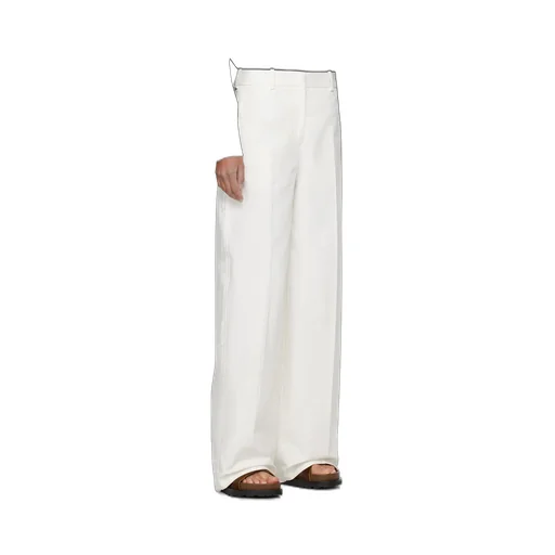 Laminated Belt Loop Casual Pants