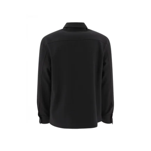 Zip-Up Straight Hem Overshirt