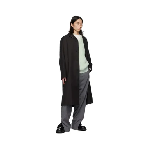 Buttoned-Up Midi Coat