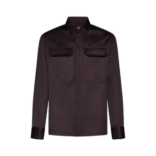Flap Pocket Long-Sleeved Shirt