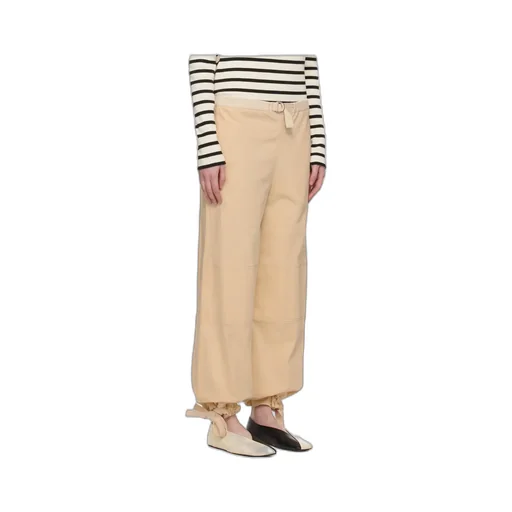 Two-Pocket Belted Casual Pants