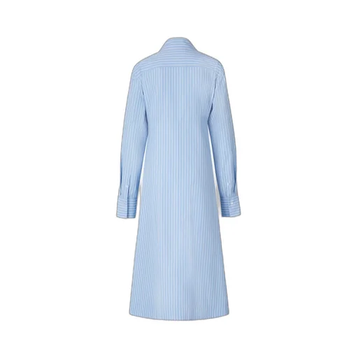 Striped Midi Shirt Dress