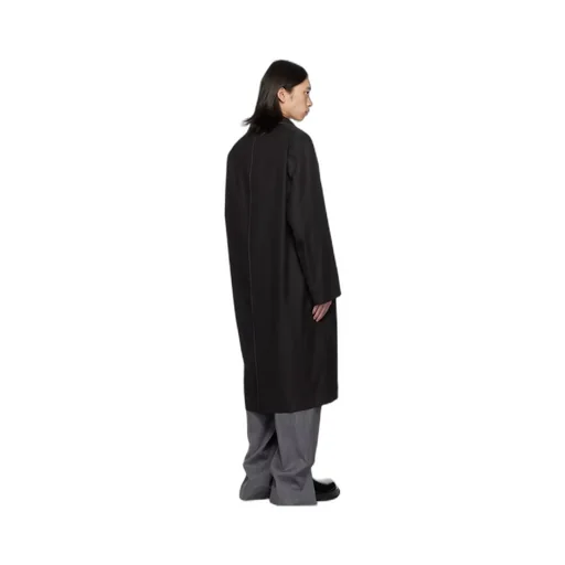 Buttoned-Up Midi Coat