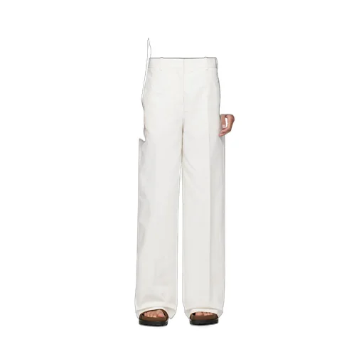 Laminated Belt Loop Casual Pants