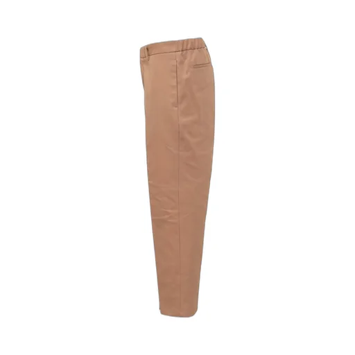 Gabardine Tapered Slim-Cut Trousers