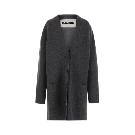 V-Neck Button-Up Cardigan