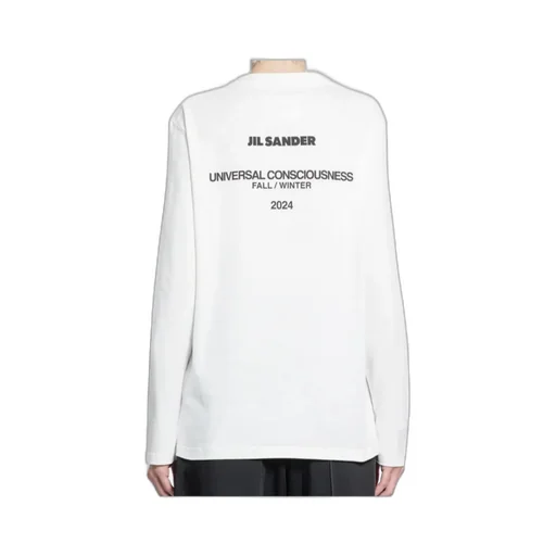 Logo Printed Long-Sleeved T-Shirt