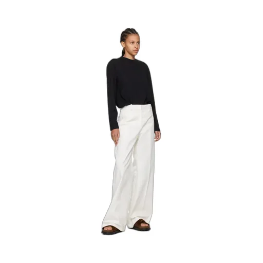 Laminated Belt Loop Casual Pants