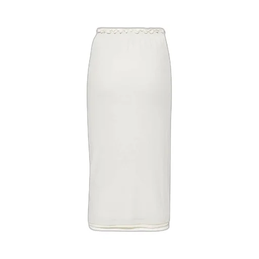 High Waist Layered Midi Skirt