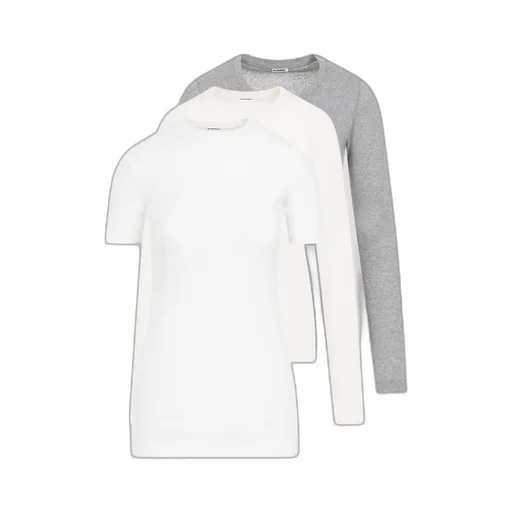 Three-Piece T-Shirt With Round Neck