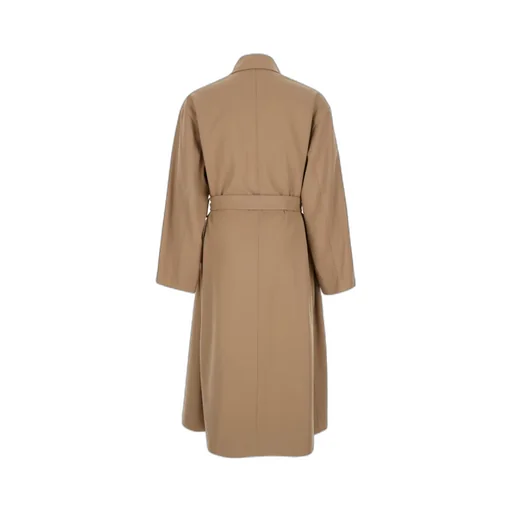 Double-Breasted Belted Coat