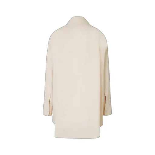 Pointed Collar Long-Sleeved Shirt