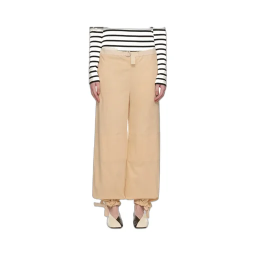 Two-Pocket Belted Casual Pants