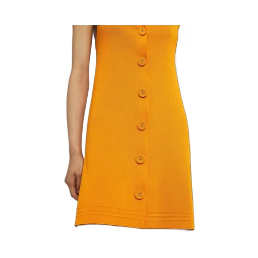 Sleeveless Knitted Mini Dress