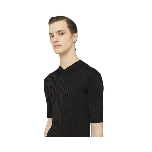 V-Neck Knitted Top