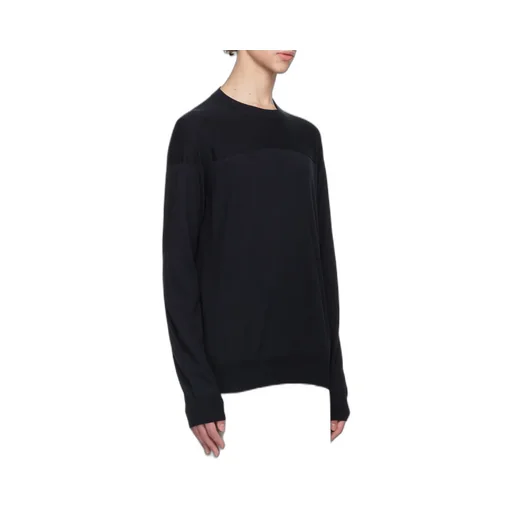 Round Collar And Long-Sleeved T-Shirt