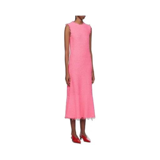 Embroidered Sleeveless Maxi Dress