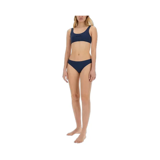 Logo-Printed Scoop Neck Bikini Top