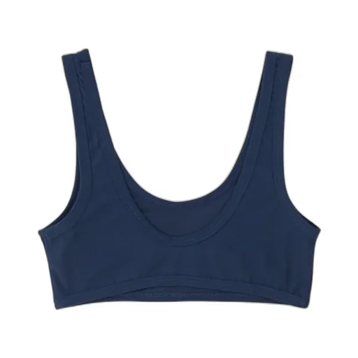 Logo-Printed Scoop Neck Bikini Top