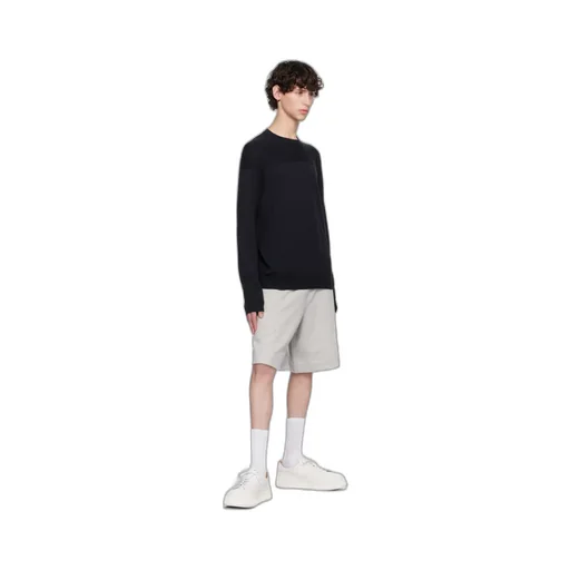 Round Collar And Long-Sleeved T-Shirt