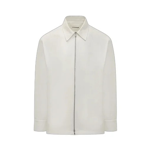 Long-Sleeved Zip-Up Shirt