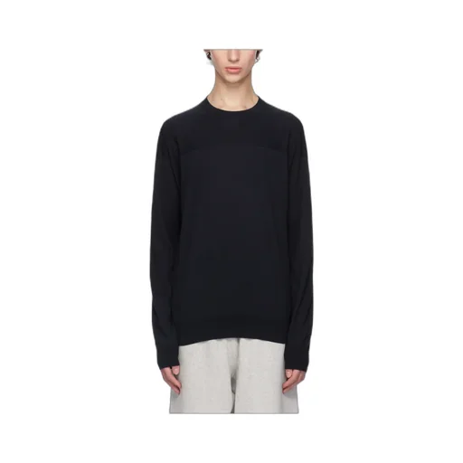 Round Collar And Long-Sleeved T-Shirt