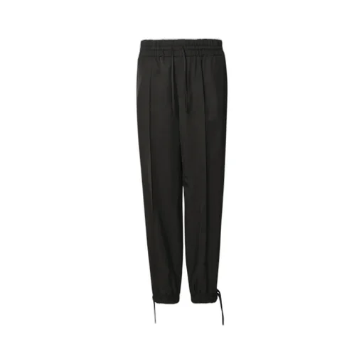 High Waist Drawstring Trousers