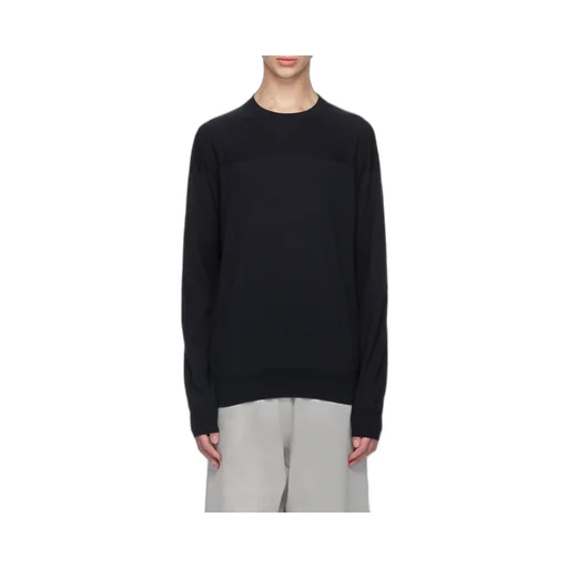 Round Collar And Long-Sleeved T-Shirt