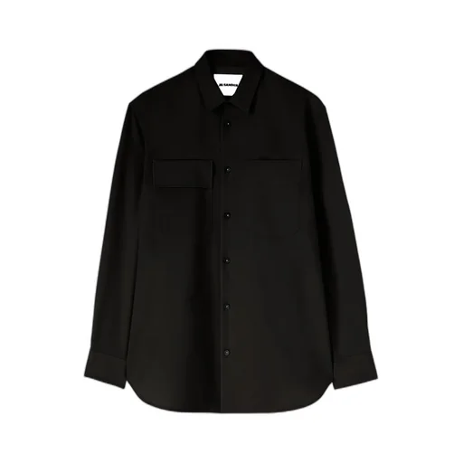 Buttoned Long-Sleeved Shirt