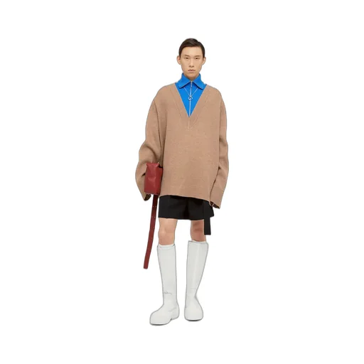 Drop Shoulder Layered Jumper