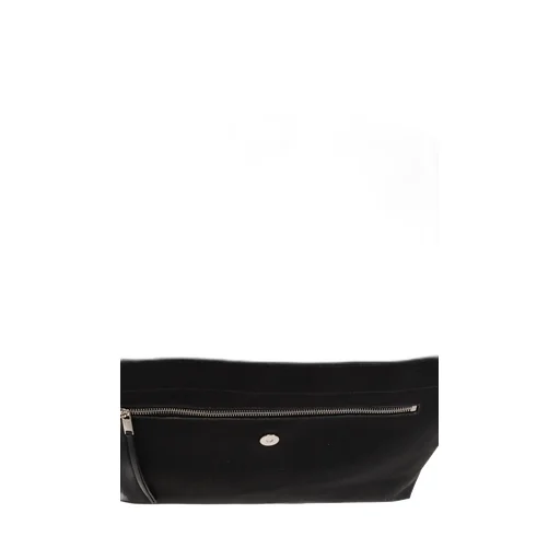 Logo Printed Foldover Shoulder Bag