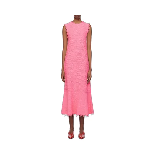 Embroidered Sleeveless Maxi Dress