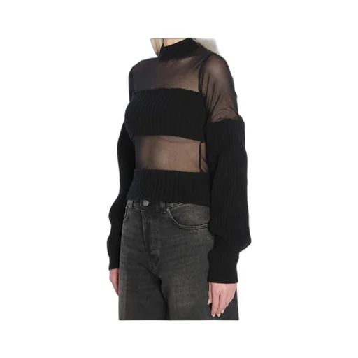 Sheer-Effect Sweater