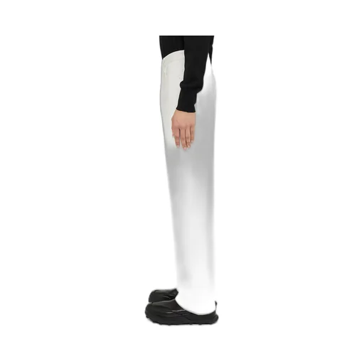 Mid-Waisted Straight-Leg Trousers