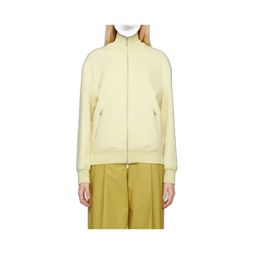 Zippered Stand-Collar Sweater