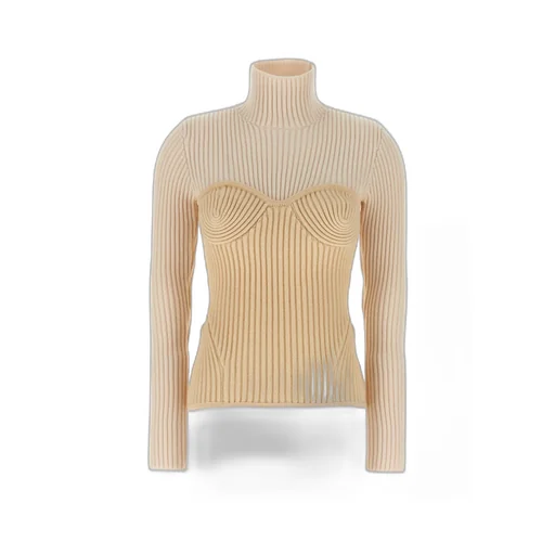Ribbed Corset Sweater